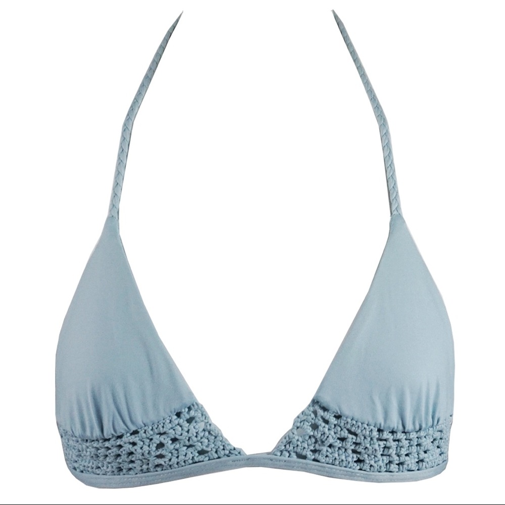 Frankie's Bikinis Brie Top in Sea Salt